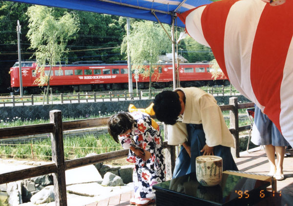 子ども茶会の最後の礼９５－