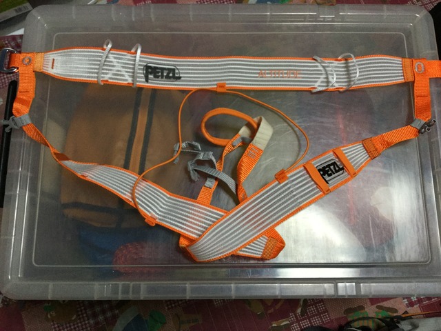 PETZL ALTITUDE harness : えれぇこった！えれぇこった！hiro日記Ⅱ
