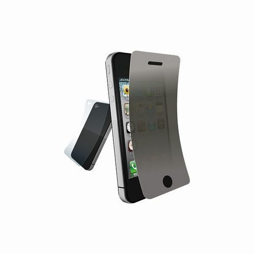 iPhone4s/4専用液晶画面保護フィルム/シート プライバシーフィルムセット　アンチグレア覗き見防止タイプ（パワーサポート）（PHK-04）