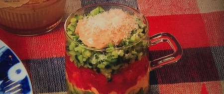 【彩り野菜のカップサラダ】レシピ