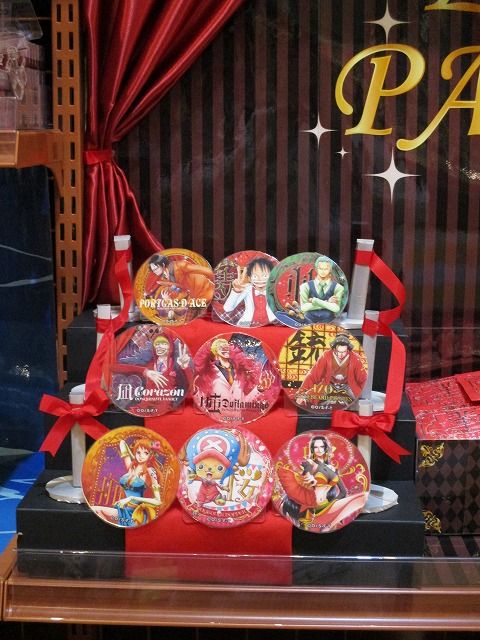 ❷ワンピース　麦わらストア　出張店　ルフィ　缶バッジ　9個セット　まとめ売り ワンピース 麦わらストア 出張店 ルフィ 缶バッジ 9個セット