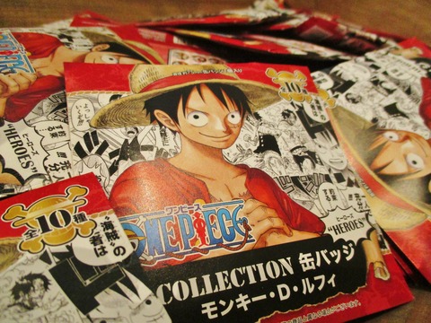 COLLECTION缶バッジルフィ
