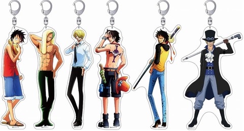Amazon.co.jp: KGZLGH ワンピース キーホルダー 6点セット