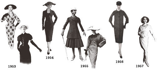 1950年代の流行とディオール02 むかしの装い