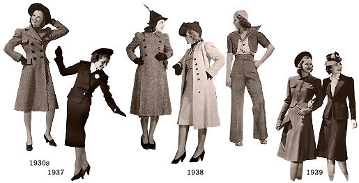むかしの装い 1940年代の装い・海外01