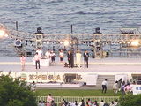 会場で行われた式典、コンサート
