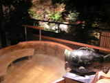 夜の露天