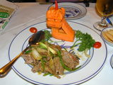 牛肉の炒め物