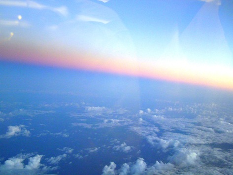 機内からの空2
