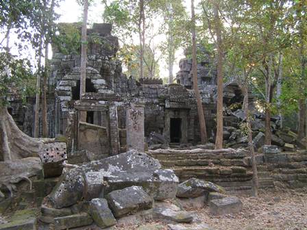 密林を30分歩くとタ・ネイ遺跡が