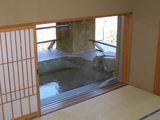 お部屋から見える客室露天風呂