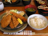 海老ひれ盛り合わせ定食