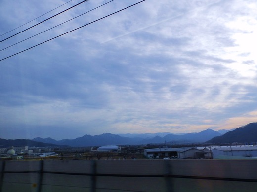 北陸の夕景