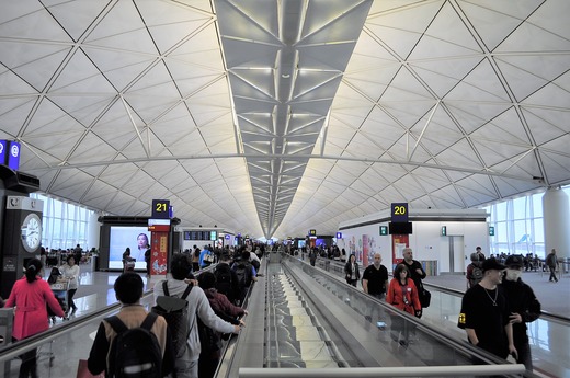 広い空港内