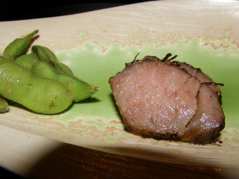 とも三角のすみれ漬焼き