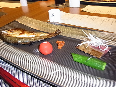 鮎と和牛