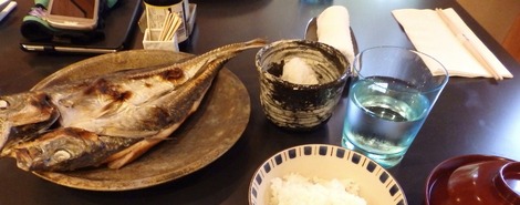 和食 大きな干物