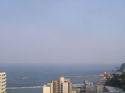 足湯からの眺め