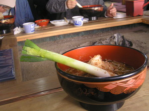 ねぎで食べます