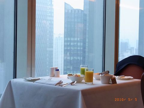 上海3日目 クラブルームでの朝食