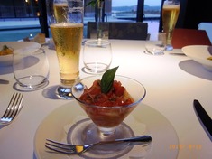 ハーフのパスタ