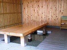 個室足湯です