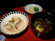 松茸ごはん