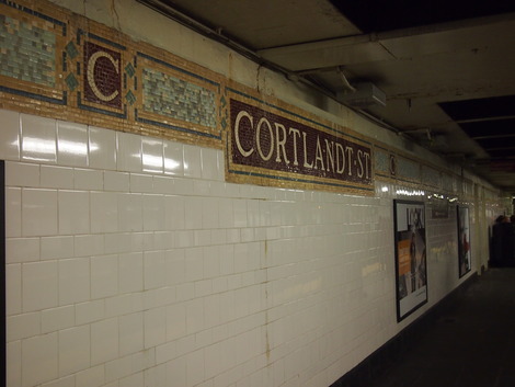 帰りはCortlandt St.から