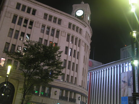 夜の銀座