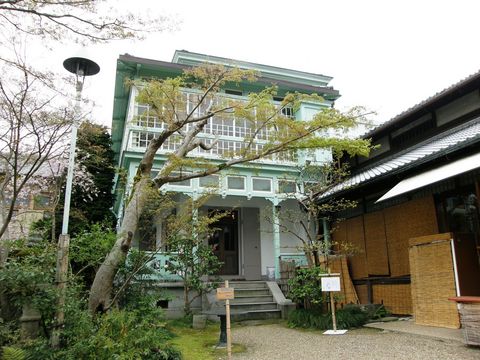 夕食をいただいた洋館