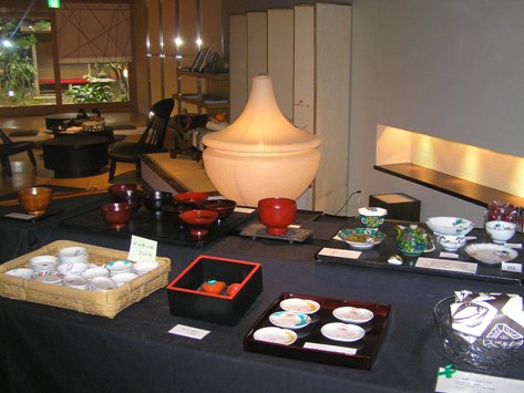 白銀屋 展示