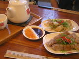 大根餅でお茶タイム