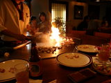 こっちも炎が!