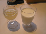 牛乳とジュース
