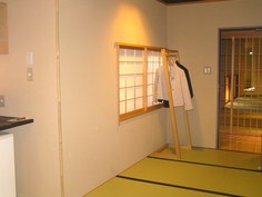 お部屋に入ったところの廊下
