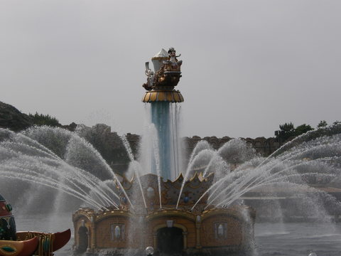 涼しい写真はディズニーシーでした