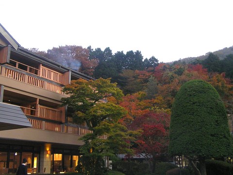 夕暮れの本館