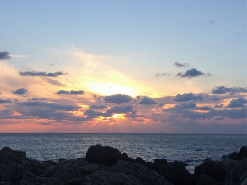 室戸岬夕暮れ