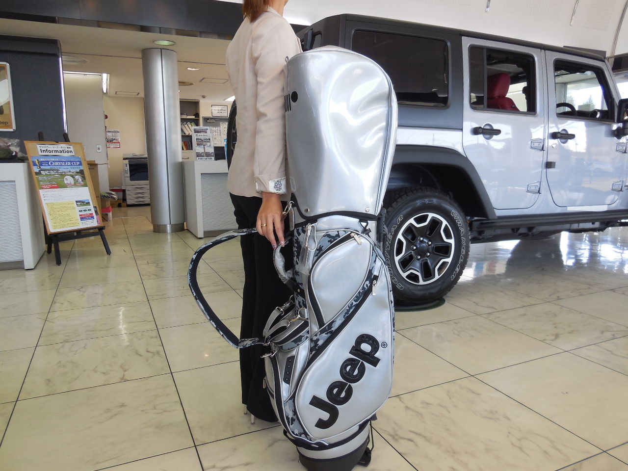 ジープ　オフィシャル品　バック JEEP ゴルフバッグ限定販売｜ジープ浦和スタッフブログ｜Jeep Official