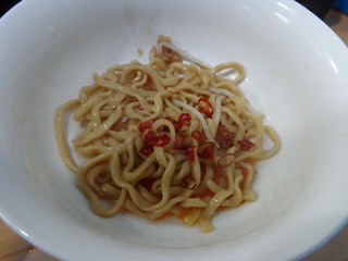 麺と唐辛子