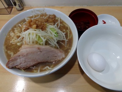 ラーメン+生玉子