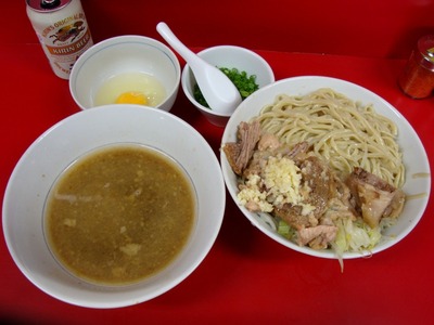 ラーメン+つけ麺+玉子+小ネギ