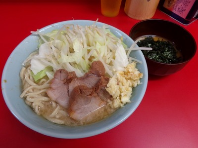 ラーメン+生とじ玉子