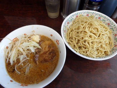 小ラーメン+つけ麺