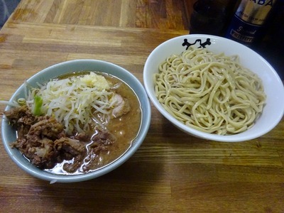小つけ麺+ほぐし豚