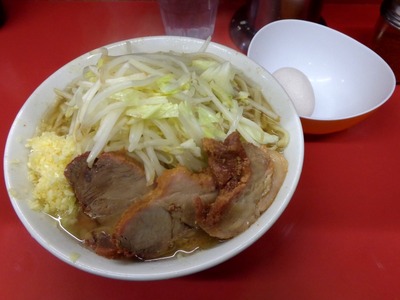 小ラーメン+生たまご