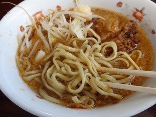 麺投入