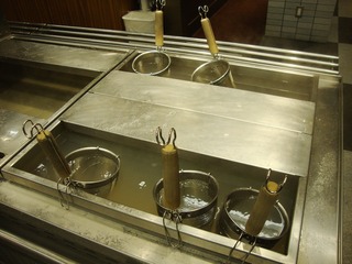 湯せん場所
