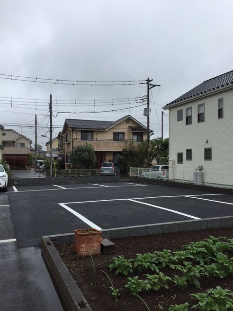 4月28日駐車場完成