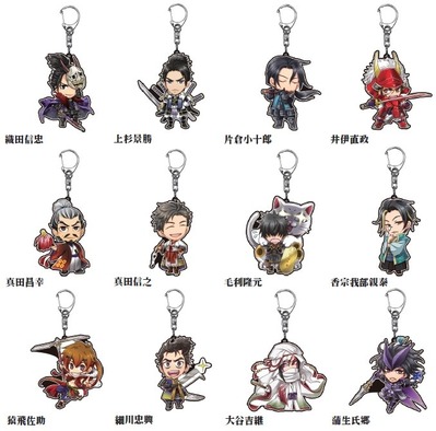戦国無双　アクリルキーホルダー Amazon.co.jp: みにきゃら戦国無双 アクリルキーホルダー 100万